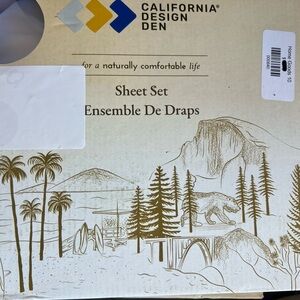 Queen sheet set, 100% cotton, sateen fabric